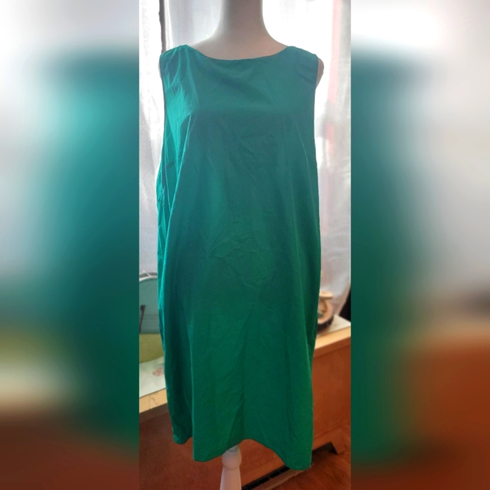 Gap green sleeveless dress size 14